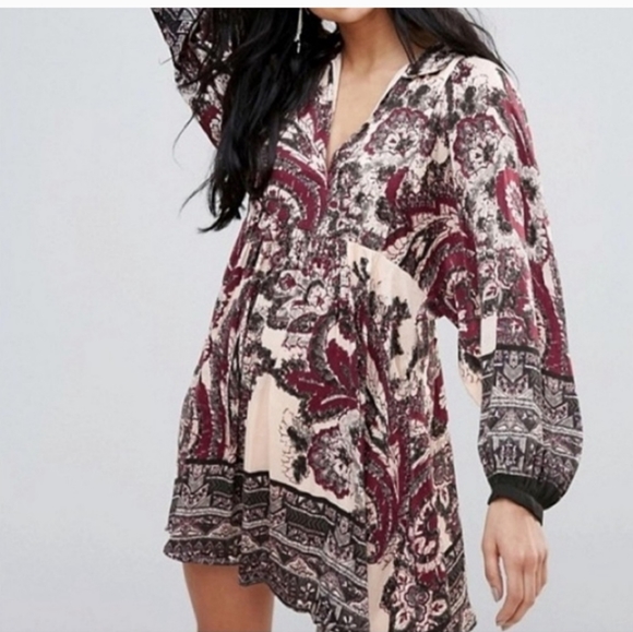 Free People Say You Love Me Mini Dress XS TP - Picture 3 of 13